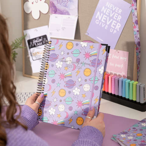 Teacher Training Planner 2025|2026- Cosmic Vibes