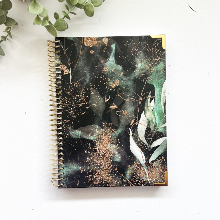 Lined Notebook- Emerald Forest