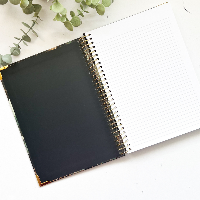 Lined Notebook- Emerald Forest