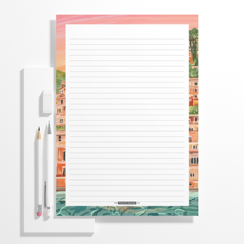 A4 Lined Pad- Costa Serena