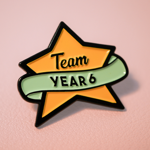 Team Year Six Enamel Pin Badge