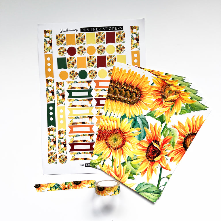 Plan With Me Pack: Sunflowers