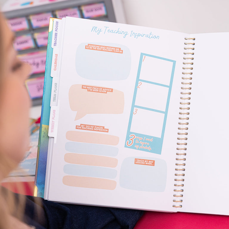 Teacher Planner 2026|2027- Cloud of Colour