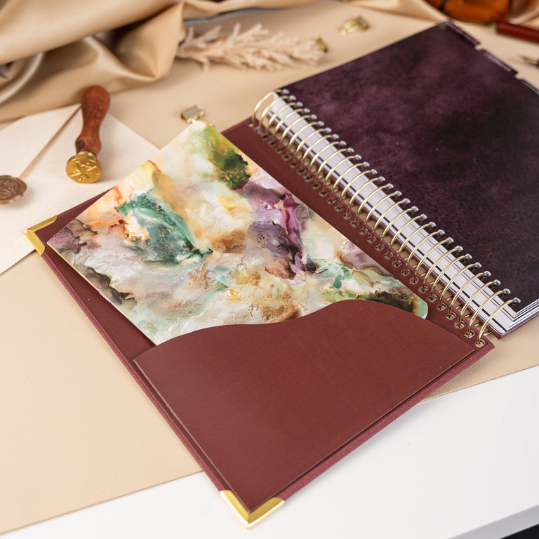 Teacher Planner 2026|2027- Burgundy