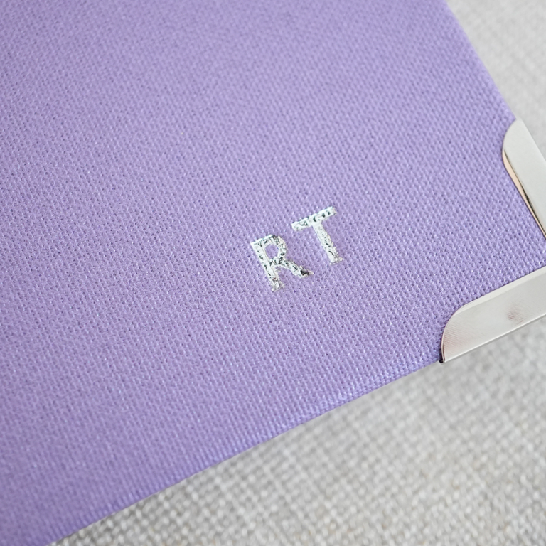 A4 Hardback Notebook: Lilac Shimmer