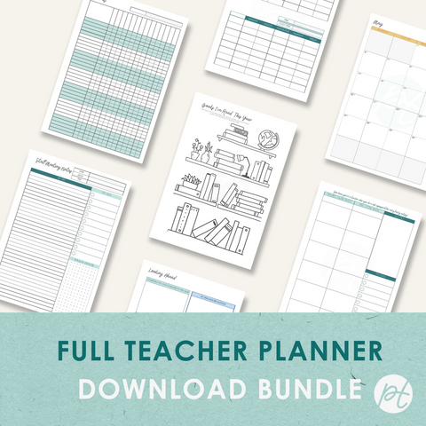 Full Teacher Planner Download Bundle 24|25