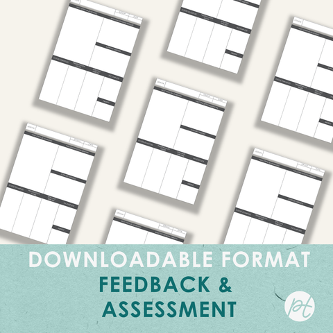 Feedback & Assessment Template (Download)