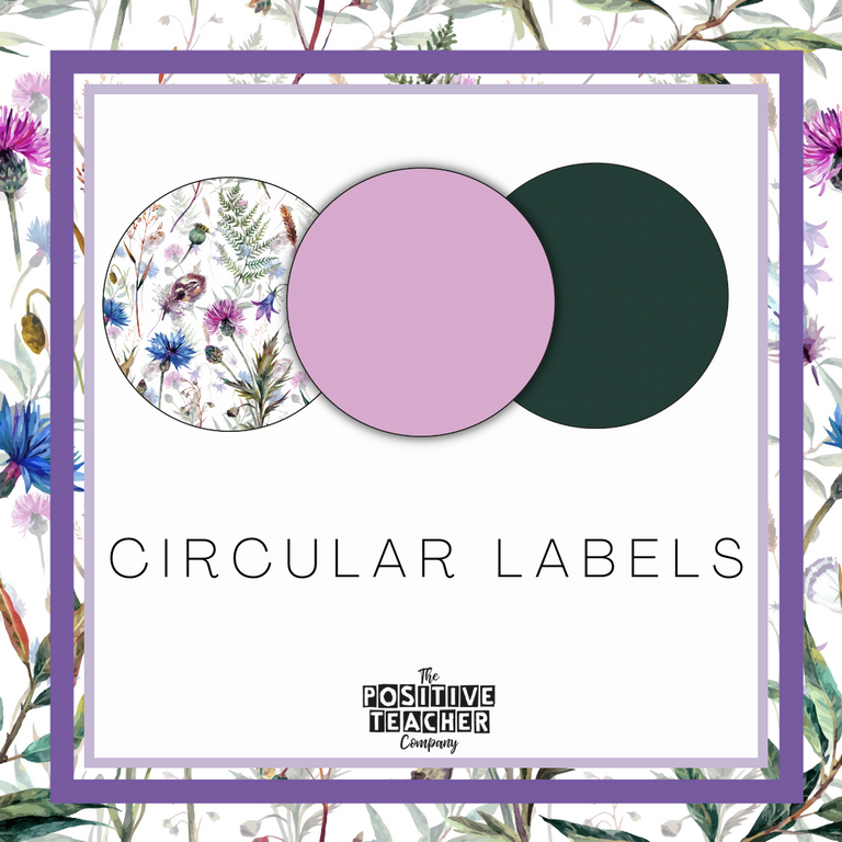 Highland Meadow Circular Labels