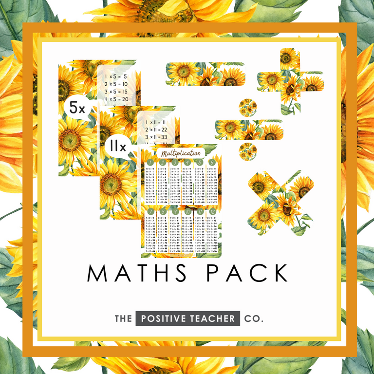 Sunflower Maths Bundle