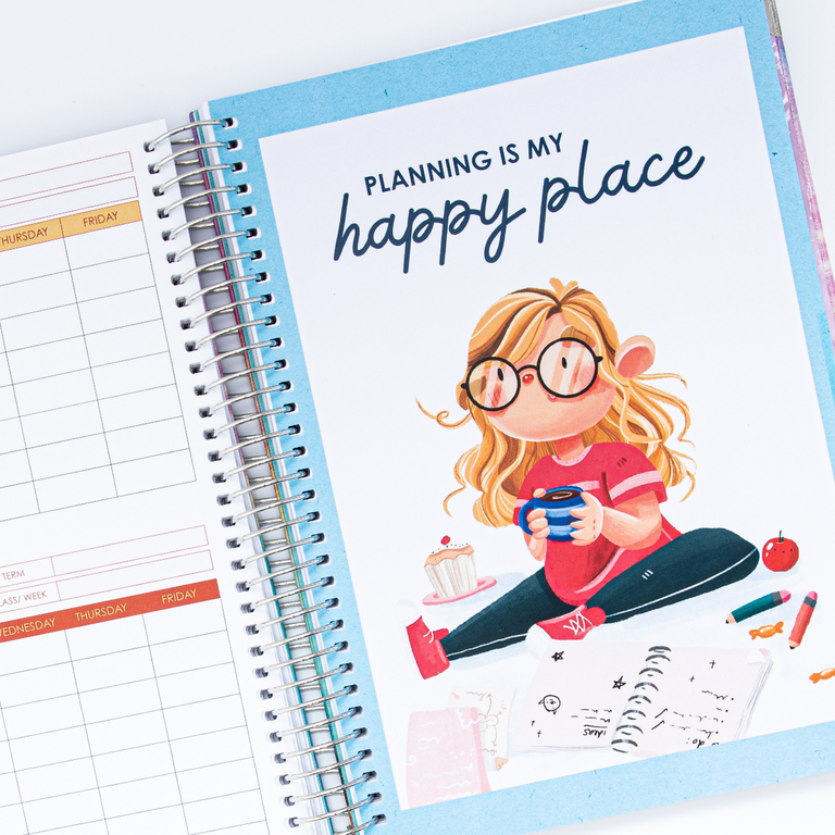 Cosmic Haze Teacher Planner 2023-2024