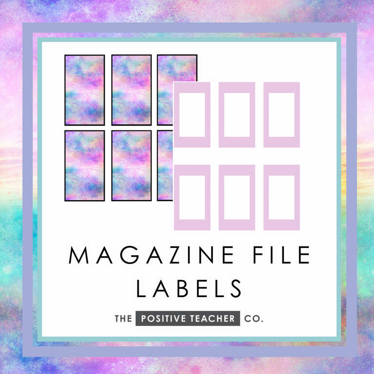 Cosmic Haze Magazine File Labels