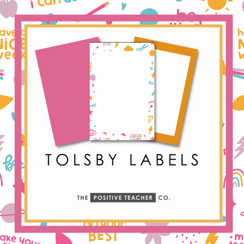Good Vibes Tolsby Labels