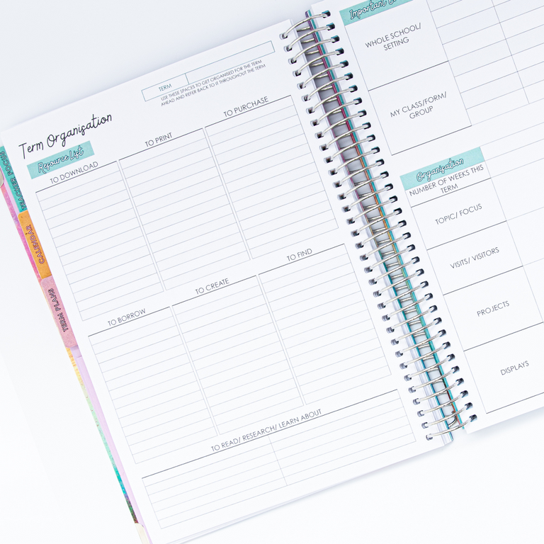Sunflowers Teacher Planner 2023-2024 (Charity Cover)