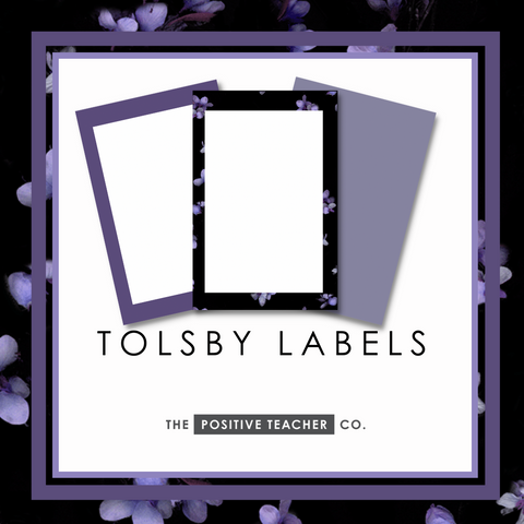 Midnight Petals Tolsby Labels