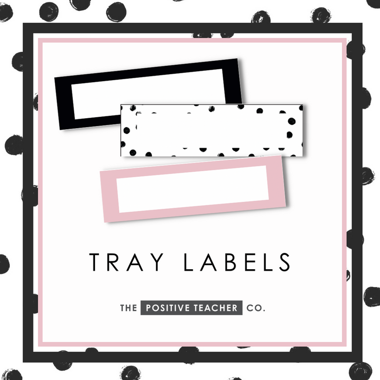 Polka Tray Labels