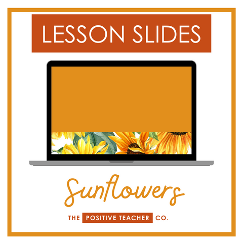 Sunflowers Lesson Slides