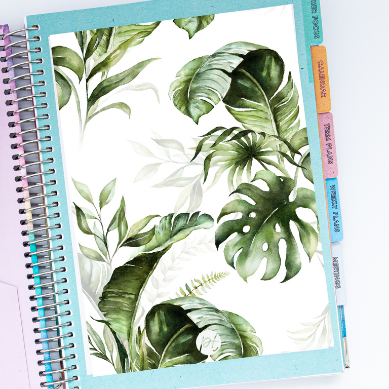 Tropical Leaves Free Download Divider Cover