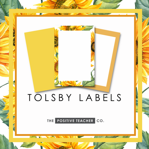 Sunflowers Tolsby Labels