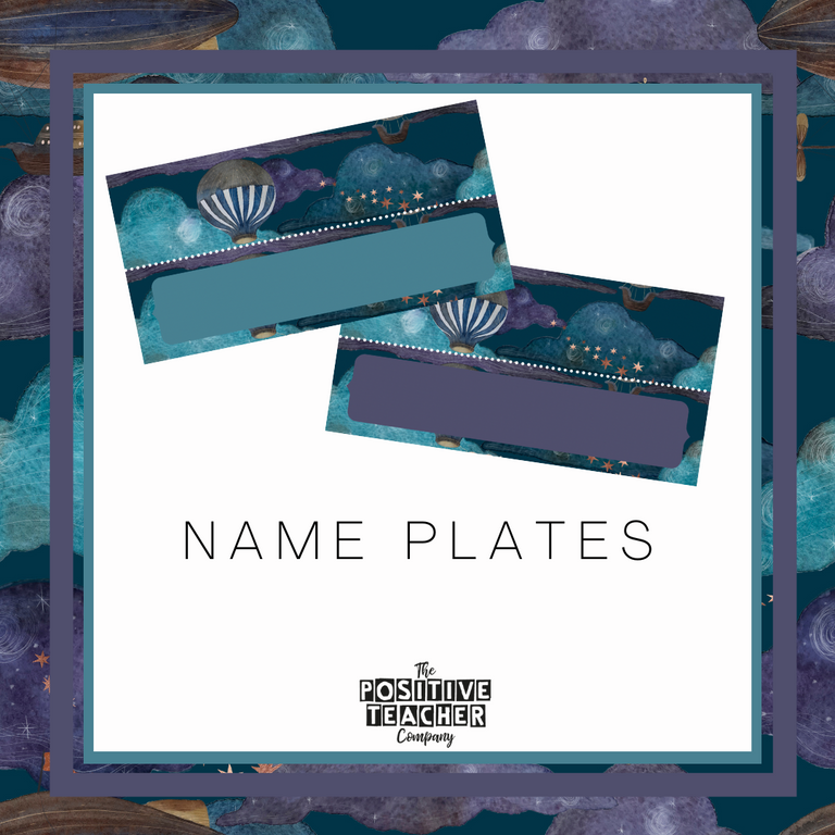 Midnight Adventure Name Plates