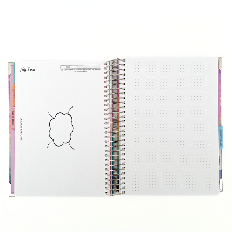 Undated Teacher Planner- Emerald Forest