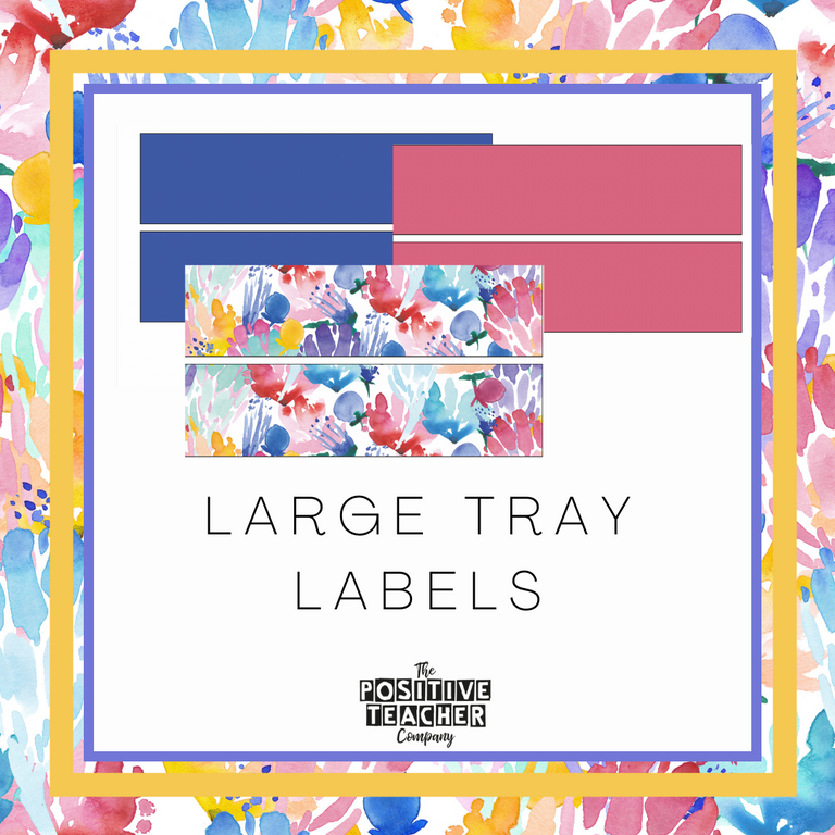 Coral Reef Large Labels