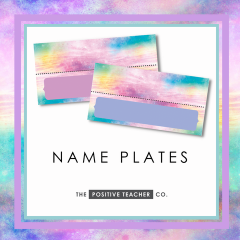 Cosmic Haze Name Plates