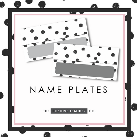 Polka Name Plates