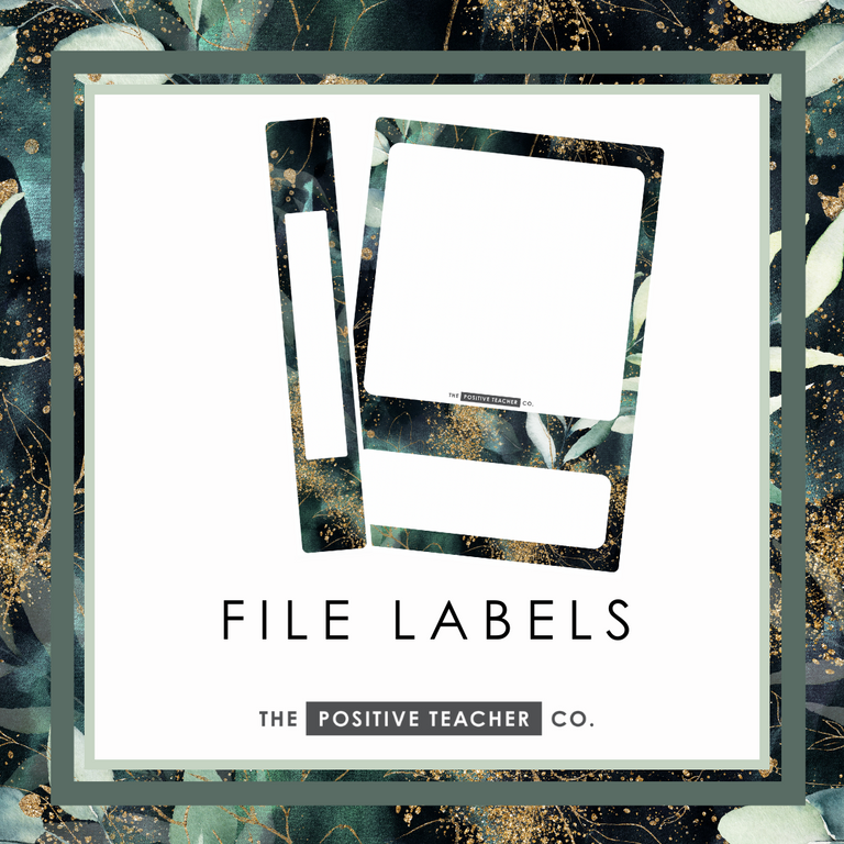 Emerald Forest File Labels