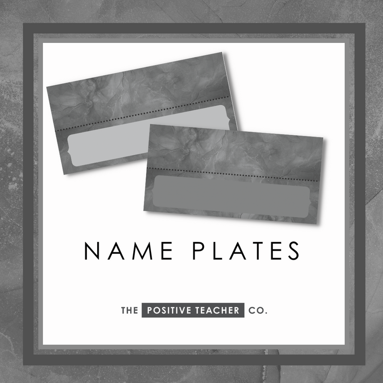 Slate Name Plates
