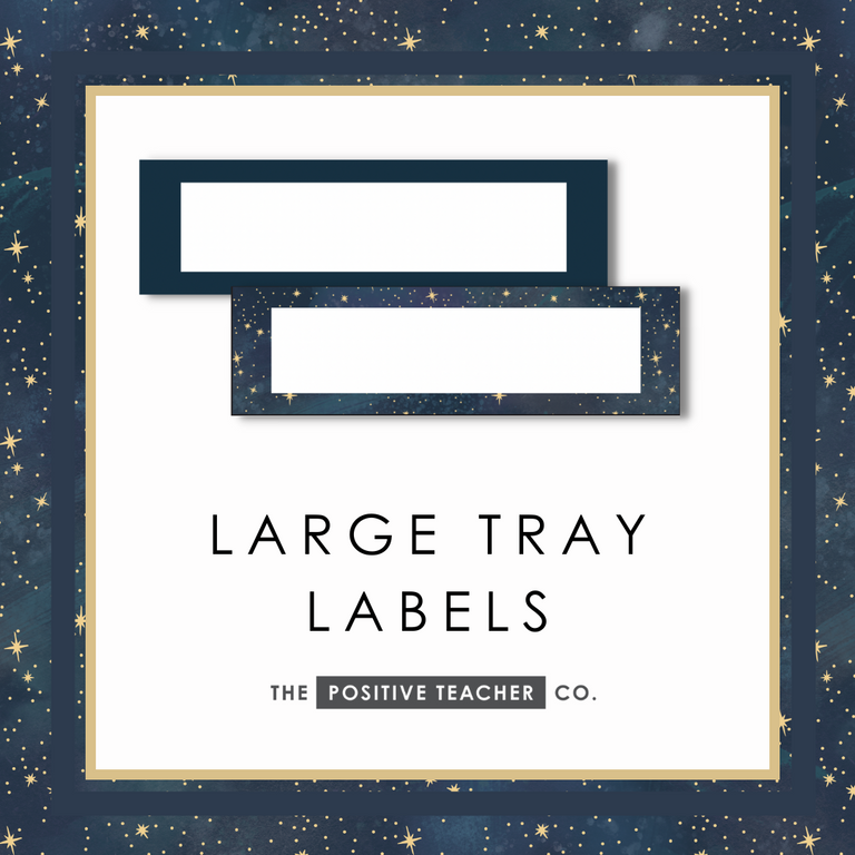 Starry Sky Large Labels