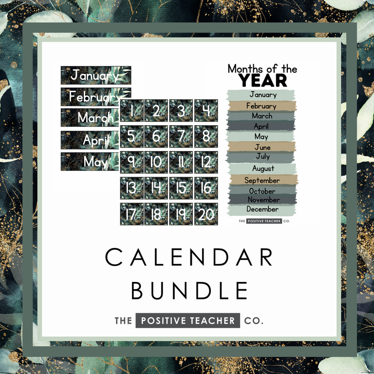 Emerald Forest Calendar Bundle