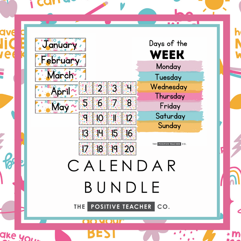 Good Vibes Calendar Bundle