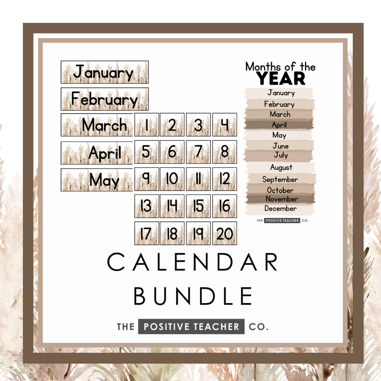 Pampas Calendar Bundle