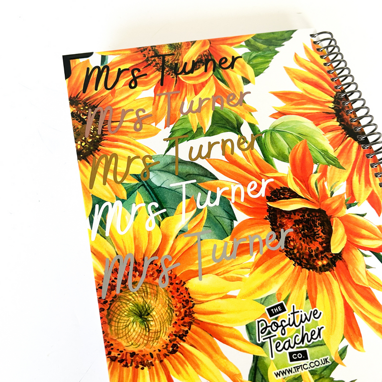 Sunflowers Teacher Planner 2023-2024 (Charity Cover)
