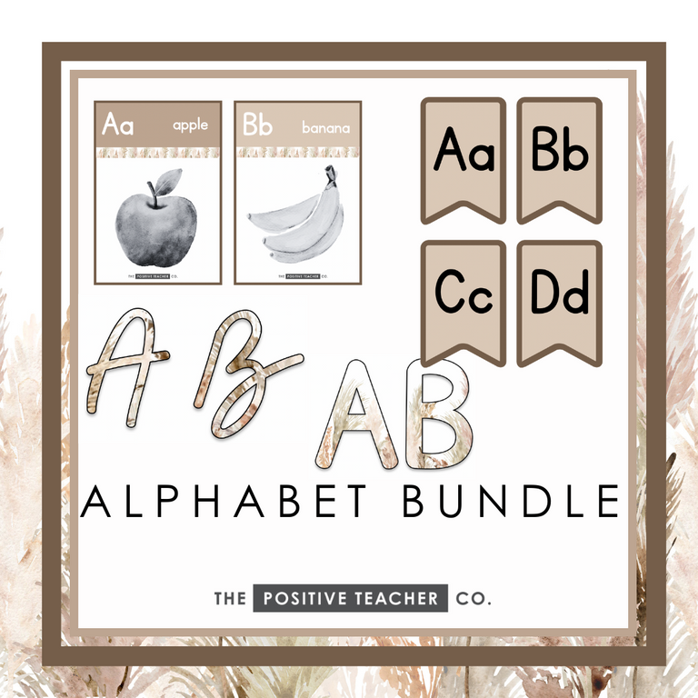 Pampas Alphabet Bundle