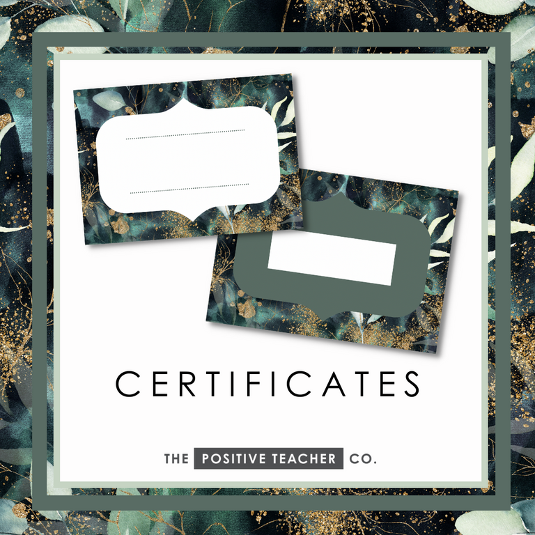 Emerald Forest Certificates
