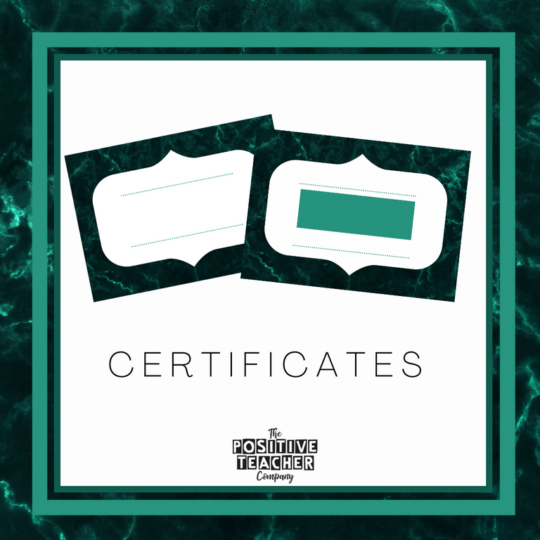 Marbled Jade Certificates