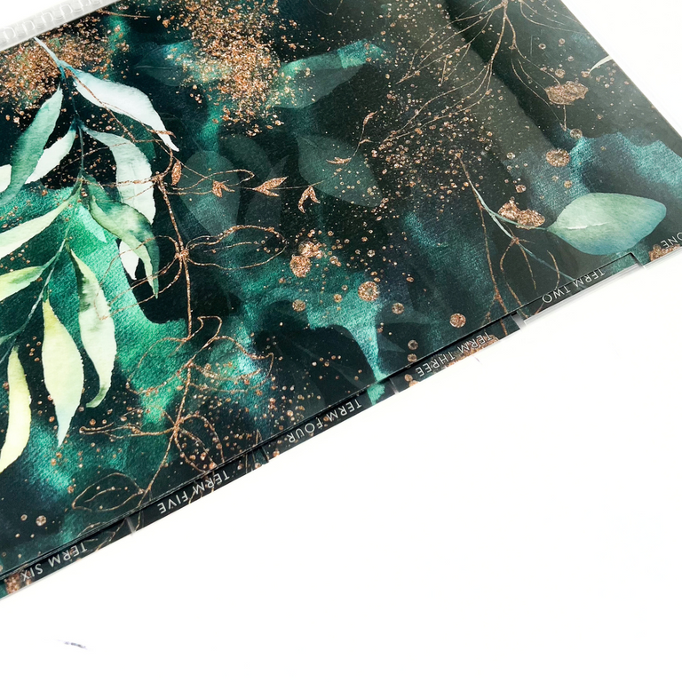 Divider Tab Set- Emerald Forest