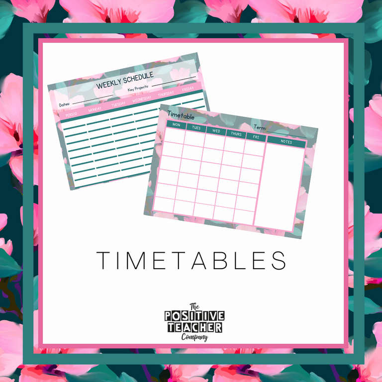 Blooms on the Vine Timetables