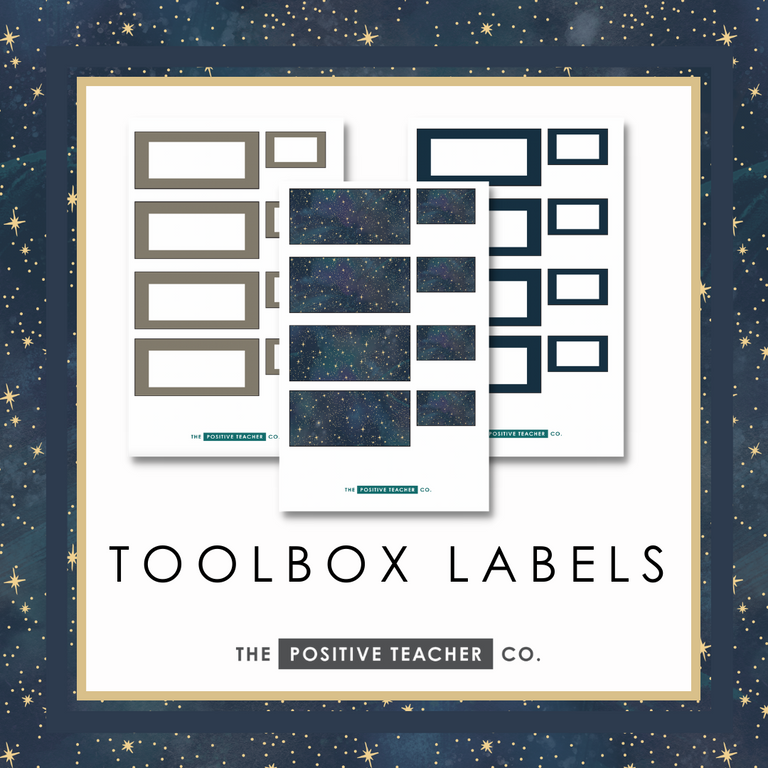 Starry Sky Toolbox Labels
