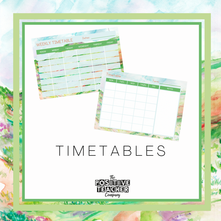 Rolling Hills Timetables