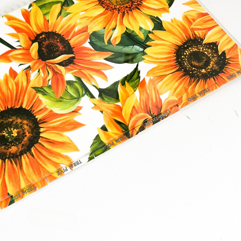 Divider Tab Set- Sunflowers