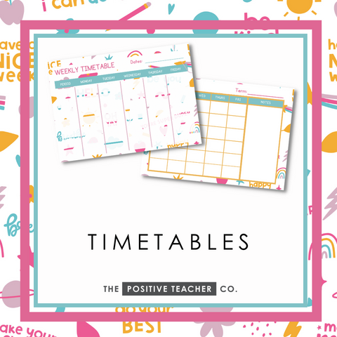 Good Vibes Timetables