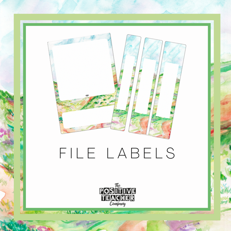 Rolling Hills File Labels