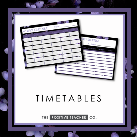 Midnight Petals Timetables