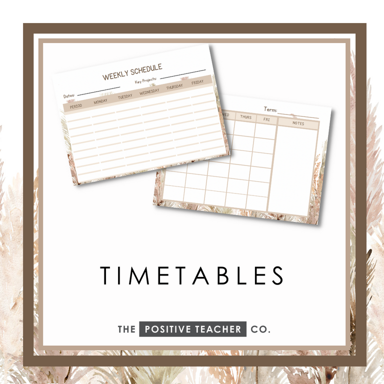 Pampas Timetables
