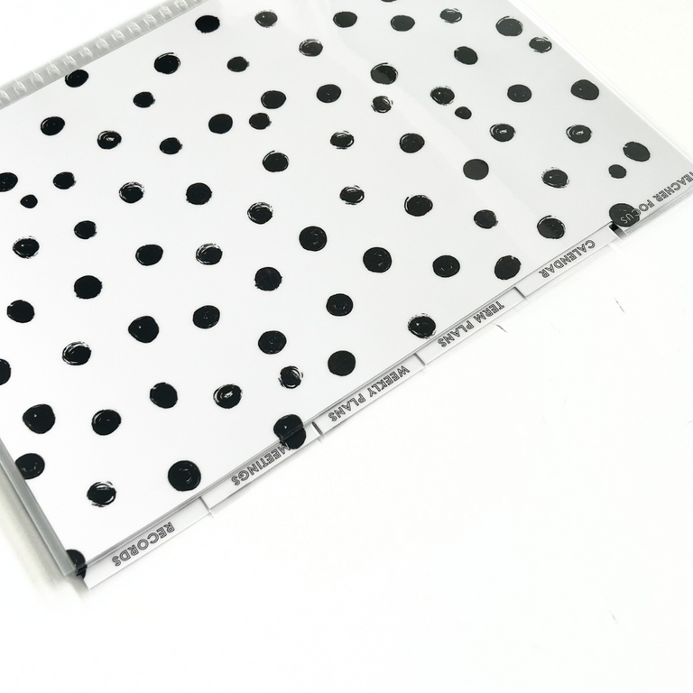 Divider Tab Set- Polka
