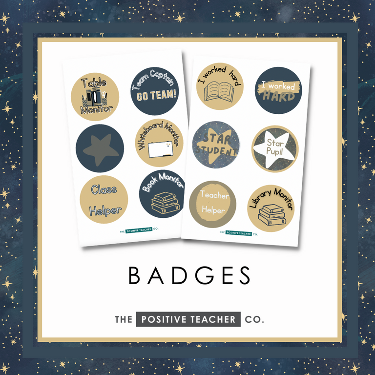 Starry Sky Badges