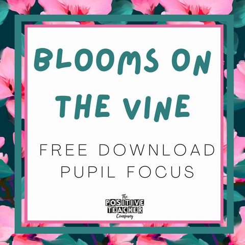 Blooms on the Vine Pupil Focus Template