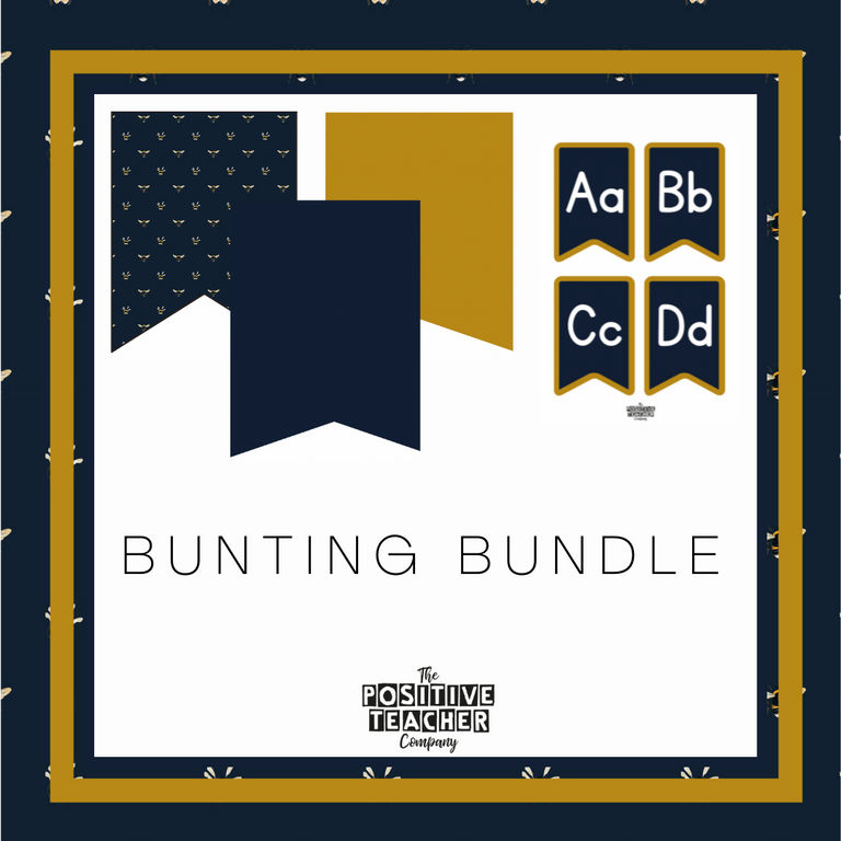 Bee Happy Bunting Bundle